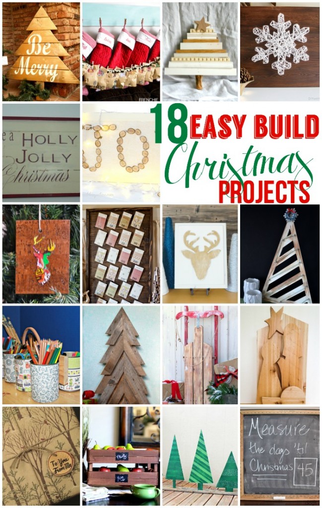 collage for easy build christmas projects