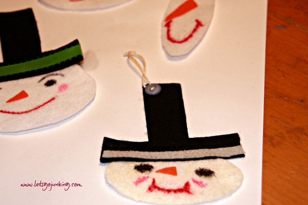 snowmen button